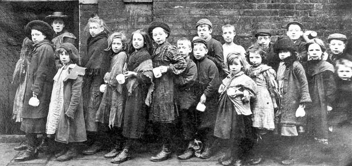 niños vagabundos epoca victoriana